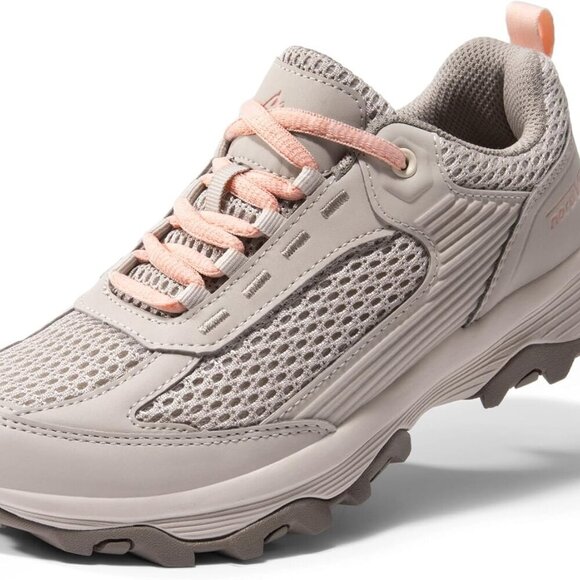 Women's Lightweight Mesh Hiking Shoes Outdoor Walking Sneakers Stable Support - Picture 2 of 9